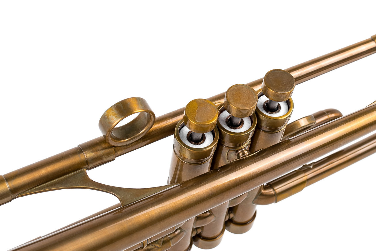 Trumpet KGUmusic Volya – 130 mm Brass Bell, Patina, Gloss lacquer