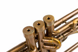 Trumpet KGUmusic Volya – 130 mm Brass Bell, Patina, Gloss lacquer
