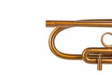 Trumpet KGUmusic Volya – 130 mm Bell | Yellow Brass Stem, Red Brass Flare, Patina Gloss Lacquer