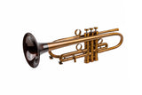 Trumpet KGUmusic Volya – 130 mm Bell | Yellow Brass Stem, Red Brass Flare, Patina Gloss Lacquer