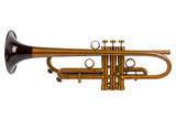 Trumpet KGUmusic Volya – 130 mm Bell | Yellow Brass Stem, Red Brass Flare, Patina Gloss Lacquer