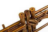 Trumpet KGUmusic Volya – 130 mm Bell | Yellow Brass Stem, Red Brass Flare, Patina Gloss Lacquer