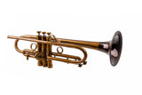 Trumpet KGUmusic Volya – 130 mm Bell | Yellow Brass Stem, Red Brass Flare, Patina Gloss Lacquer