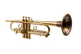 Trumpet KGUmusic Volya – 130 mm Red Brass Bell, Satin + Patina, Gloss Lacquer