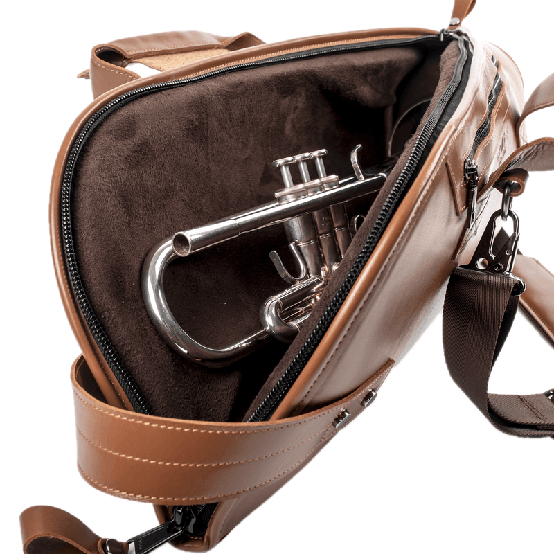 Trumpet Single Gig Bag. Detroit Leather