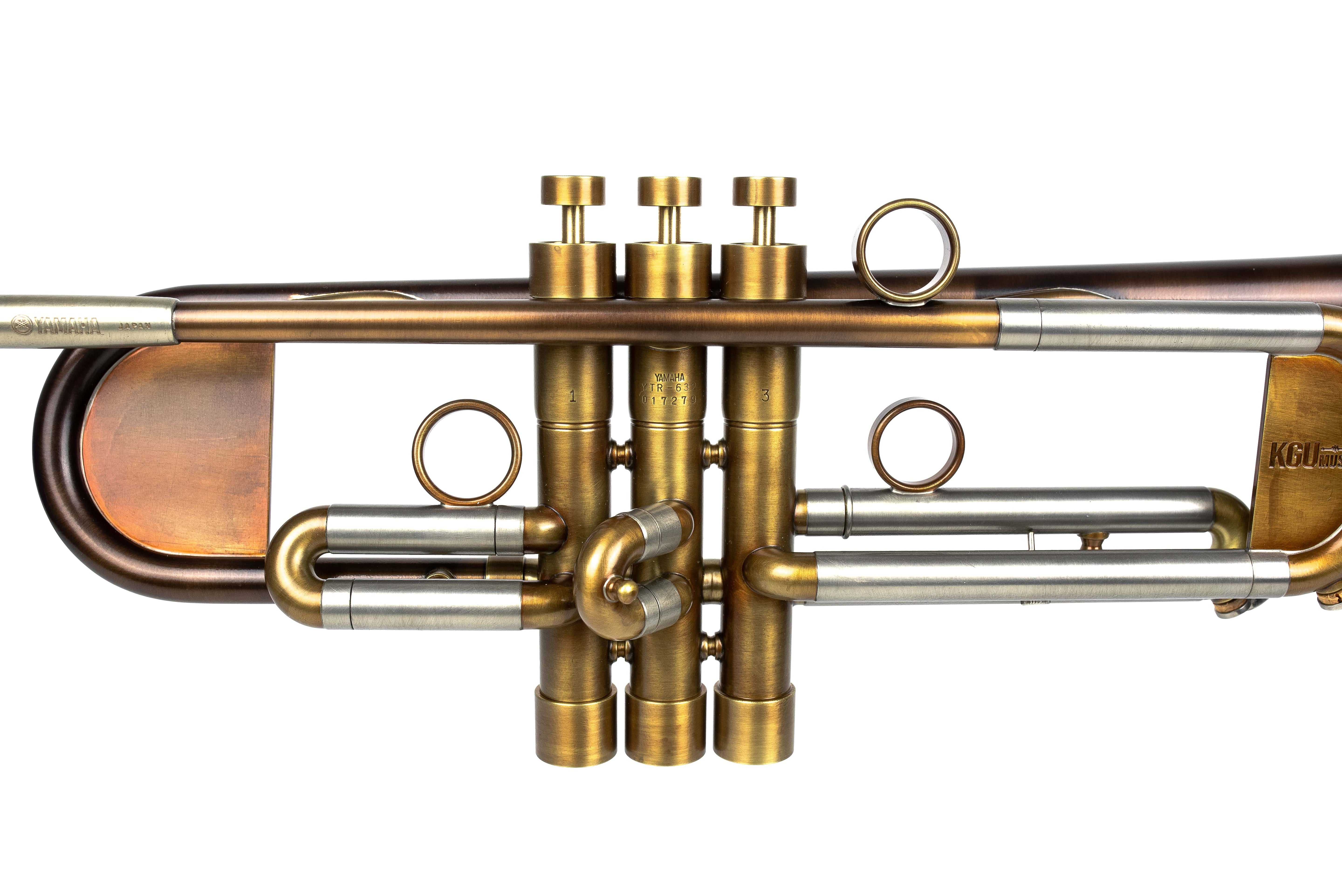 YTR-632 Trumpet with Reverse Slide customized by KGUmusic