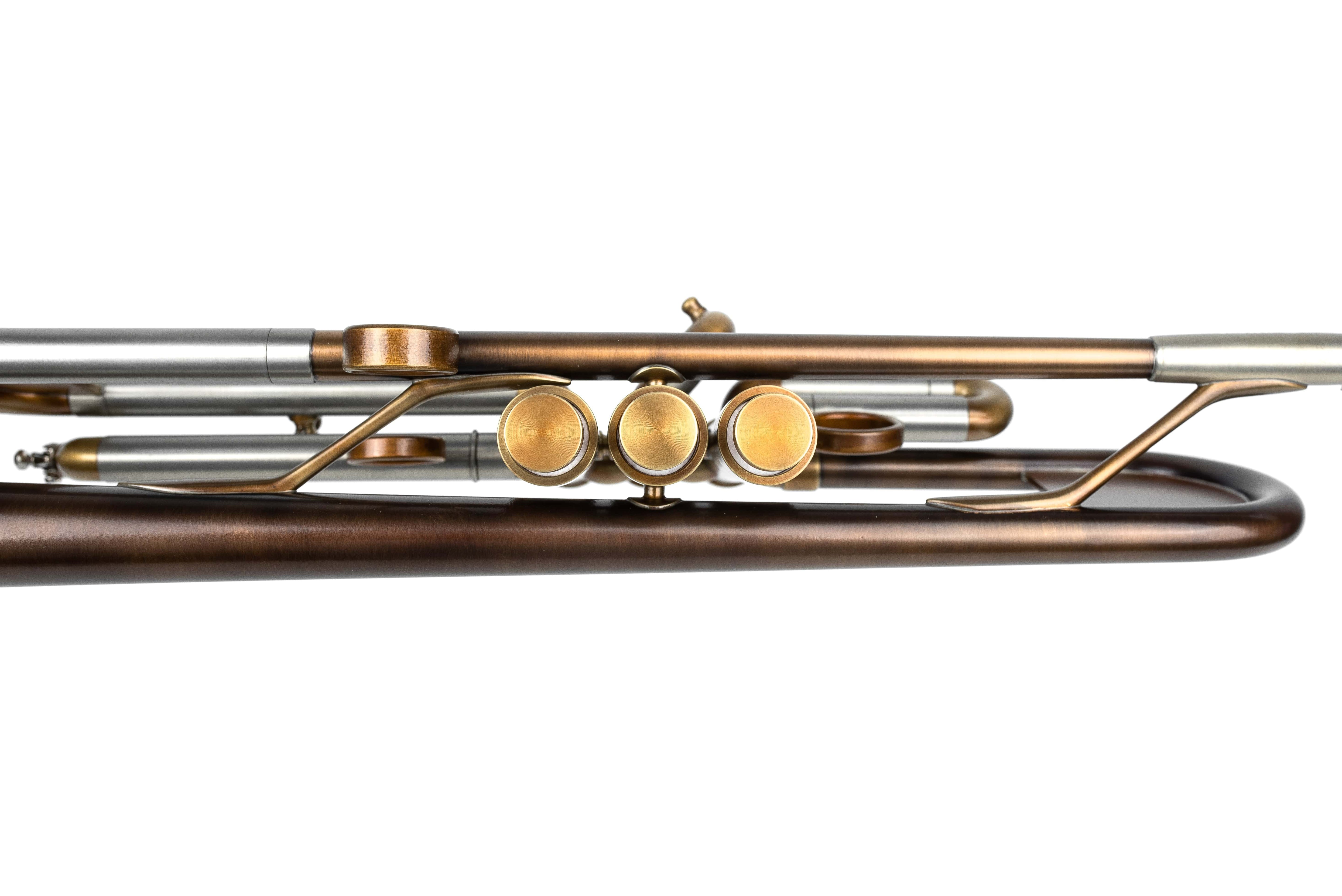 YTR-632 Trumpet with Reverse Slide customized by KGUmusic