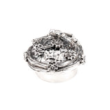 BIRD Dark Silver Flute Crown for Yamaha, Pearl, Jupiter | KGUmusic
