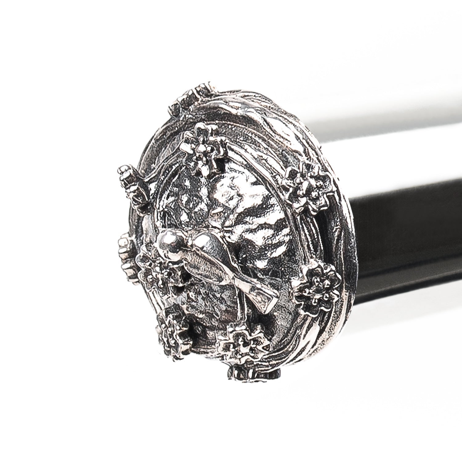 BIRD Dark Silver Flute Crown for Yamaha, Pearl, Jupiter | KGUmusic