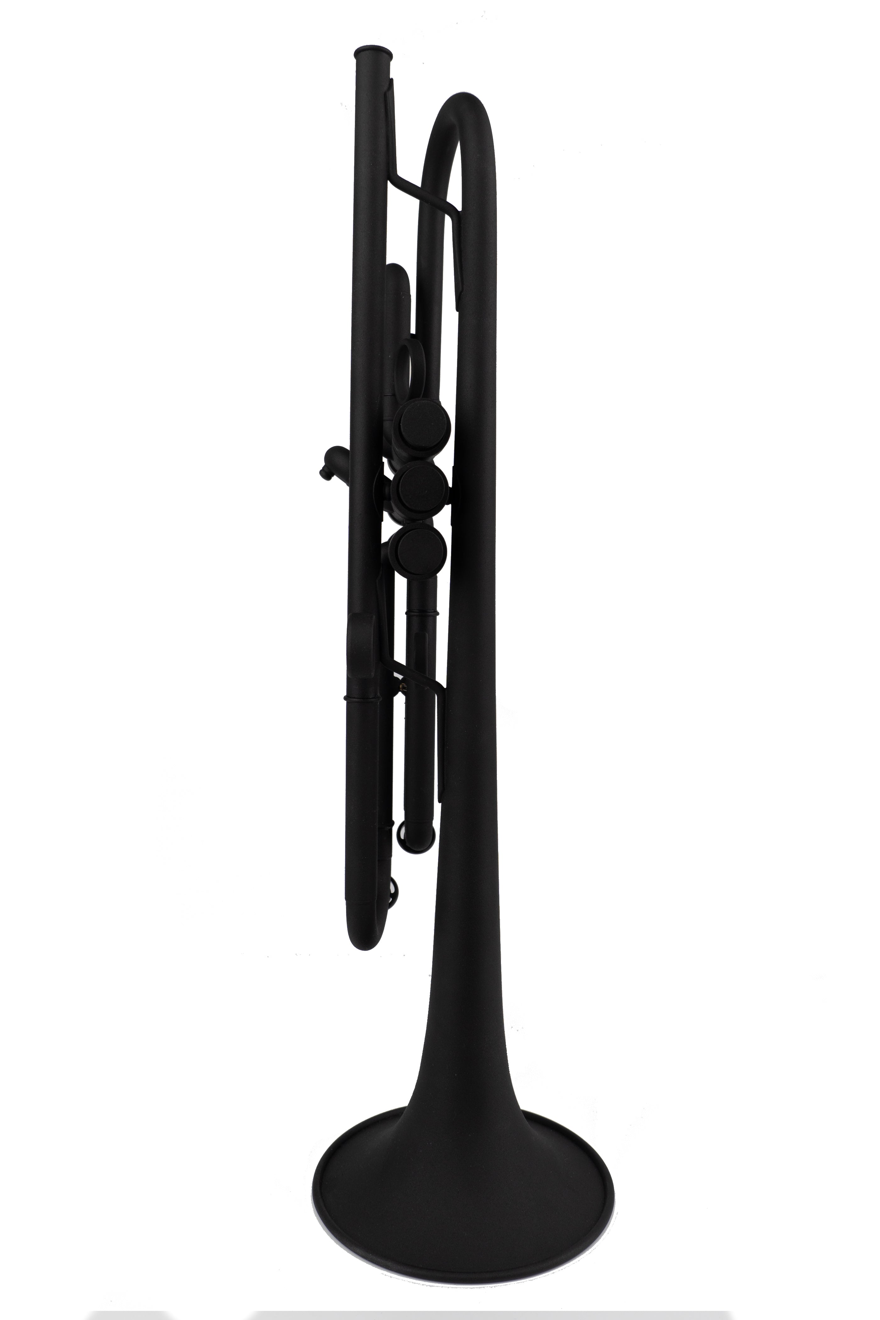 Front view of KGUmusic RS Trumpet with sleek matte ceramic lacquer.