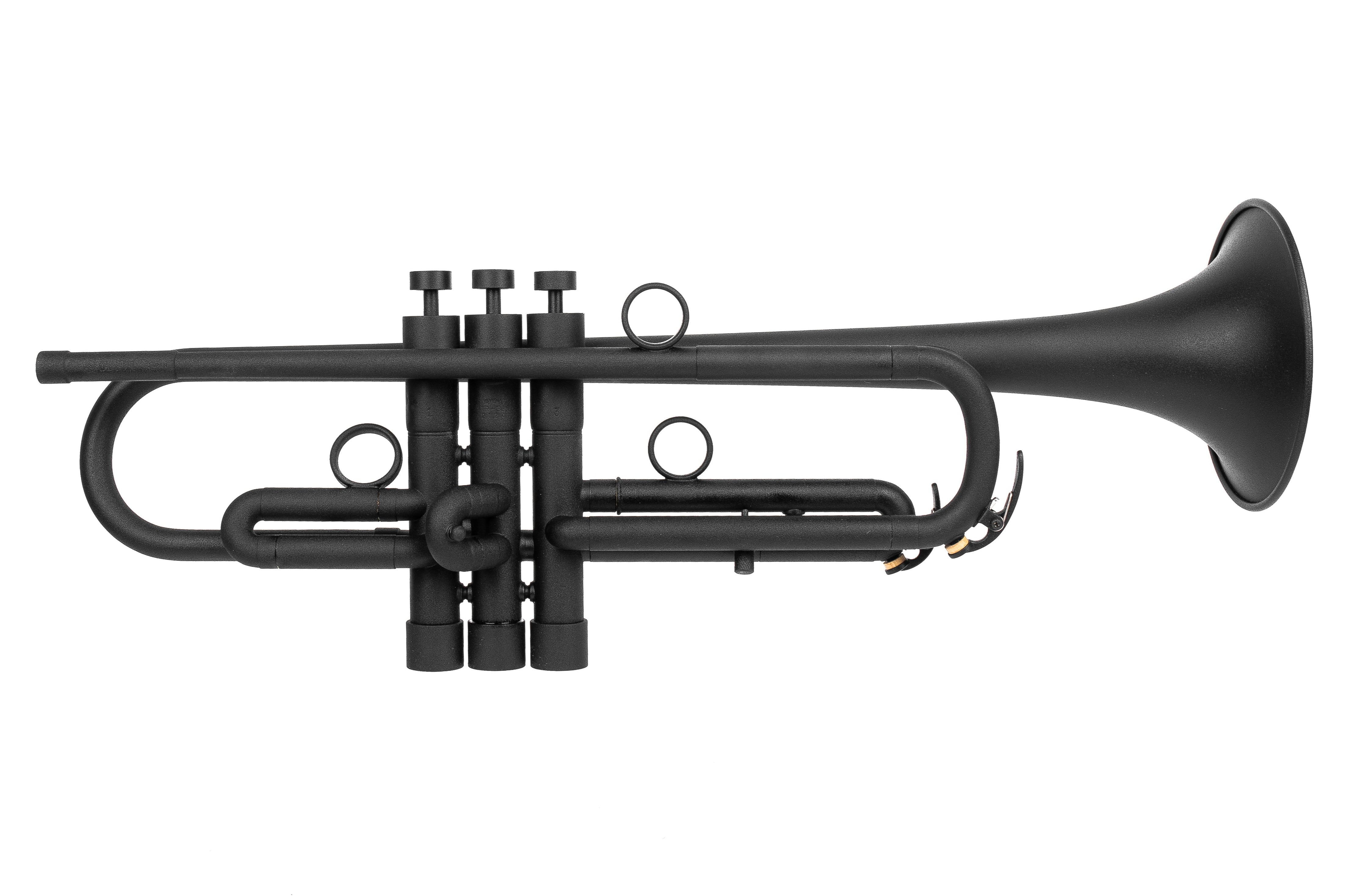 BLACK Yamaha YTR-333 Trumpet customized by KGUmusic