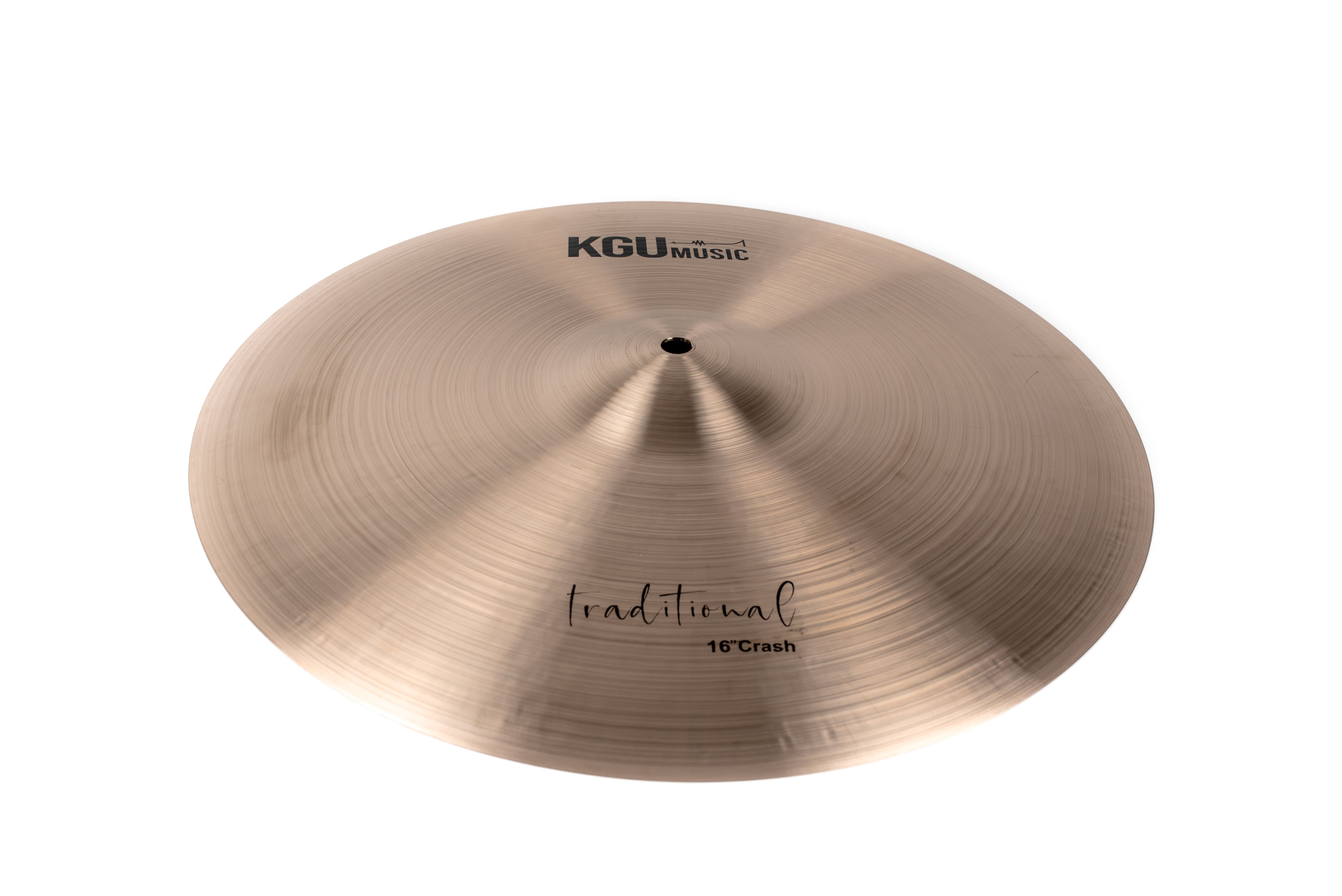 The Crash 16 cymbal from the KGUmusic Traditional Series