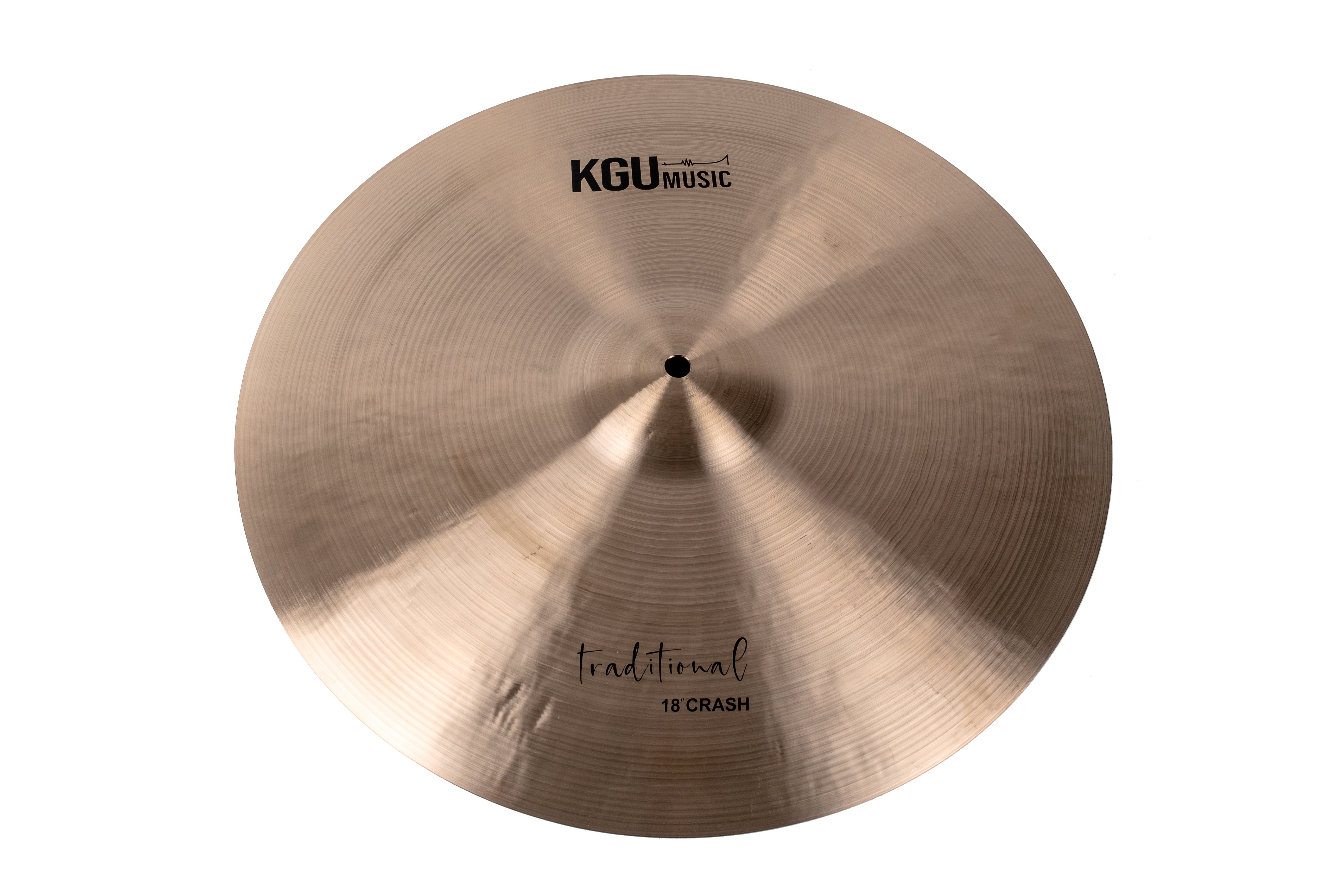 The Crash 18 cymbal from the KGUmusic Traditional Series