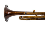Trumpet KGUmusic Volya – 130 mm Red Brass Bell, Patina, Gloss Lacquer