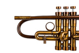 Trumpet KGUmusic Volya – 130 mm Red Brass Bell, Patina, Gloss Lacquer