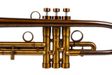 Trumpet KGUmusic Volya – 130 mm Red Brass Bell, Patina, Gloss Lacquer