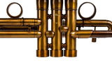Trumpet KGUmusic Volya – 130 mm Red Brass Bell, Patina, Gloss Lacquer