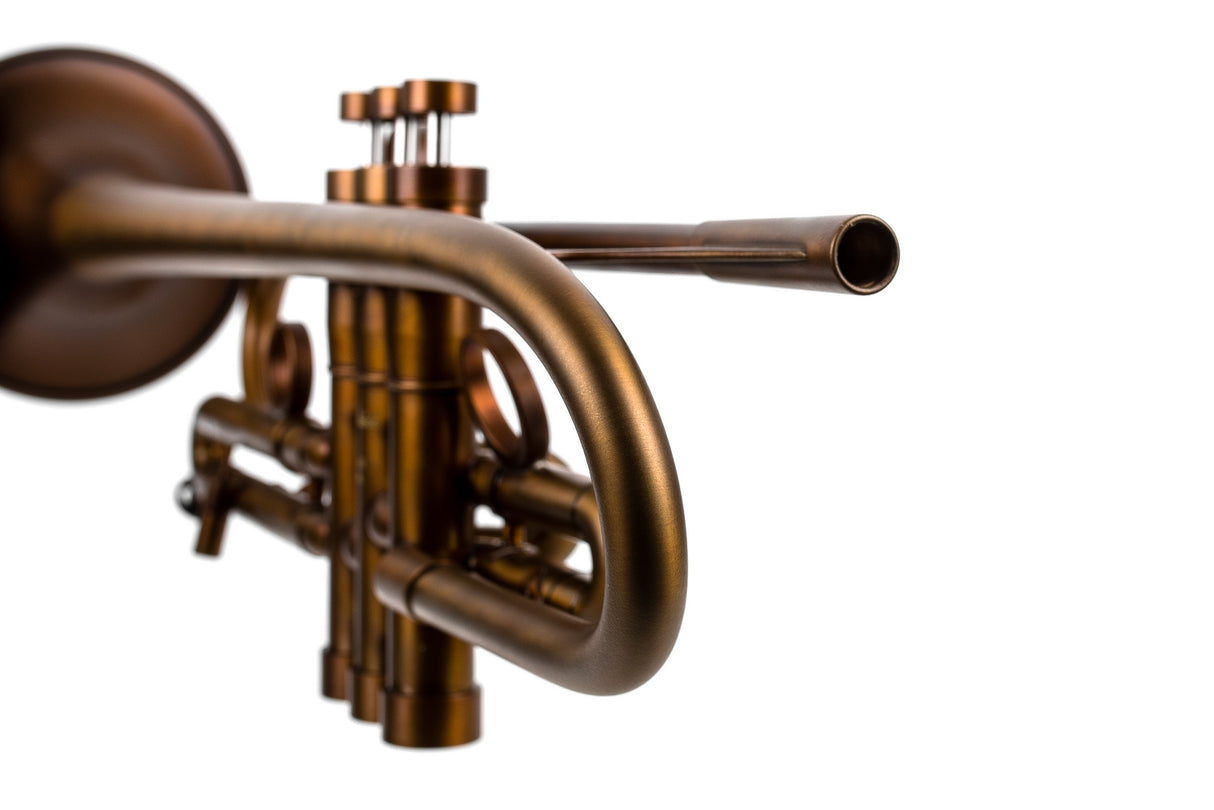 Trumpet KGUmusic Volya – 130 mm Red Brass Bell, Patina, Matte Lacquer