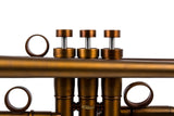 Trumpet KGUmusic Volya – 130 mm Red Brass Bell, Patina, Matte Lacquer