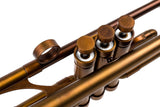 Trumpet KGUmusic Volya – 130 mm Red Brass Bell, Patina, Matte Lacquer