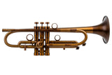 Trumpet KGUmusic Volya – 130 mm Red Brass Bell, Patina, Matte Lacquer