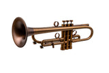 Trumpet KGUmusic Volya – 130 mm Red Brass Bell, Patina, Matte Lacquer