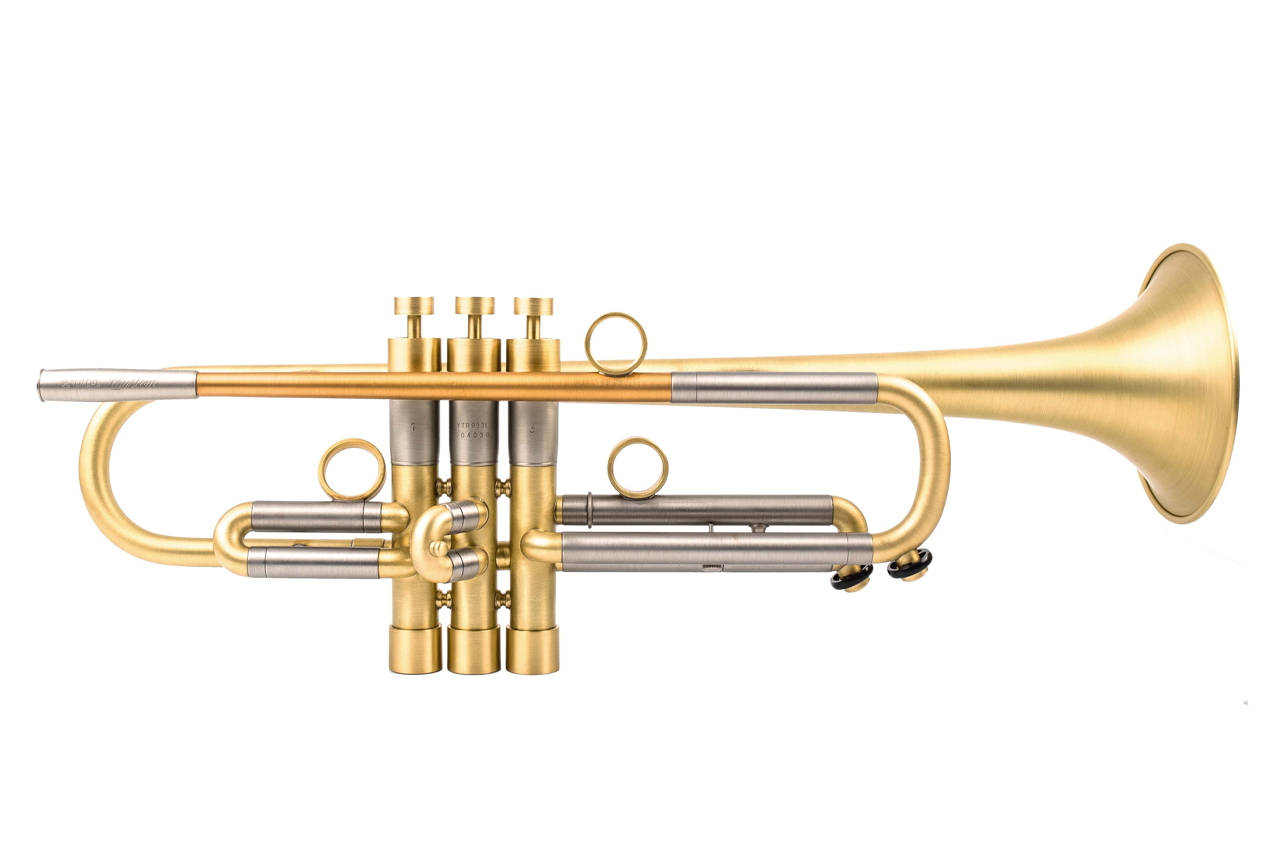 Unique matte finish on KGUmusic’s Yamaha YTR-933L vintage trumpet.