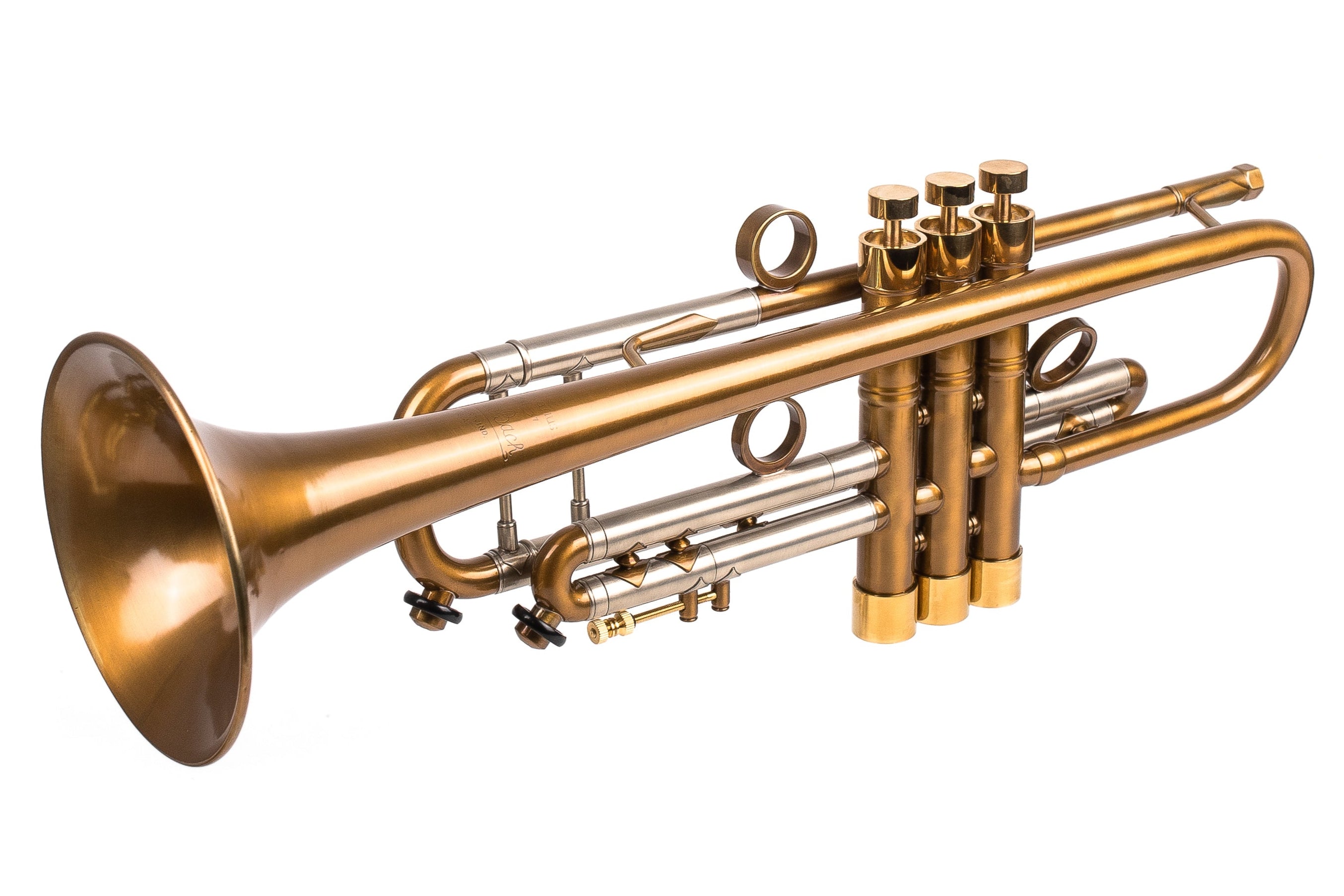 Custom Bach Stradivarius 180-37 "Honey Patina" trumpet by KGUmusic