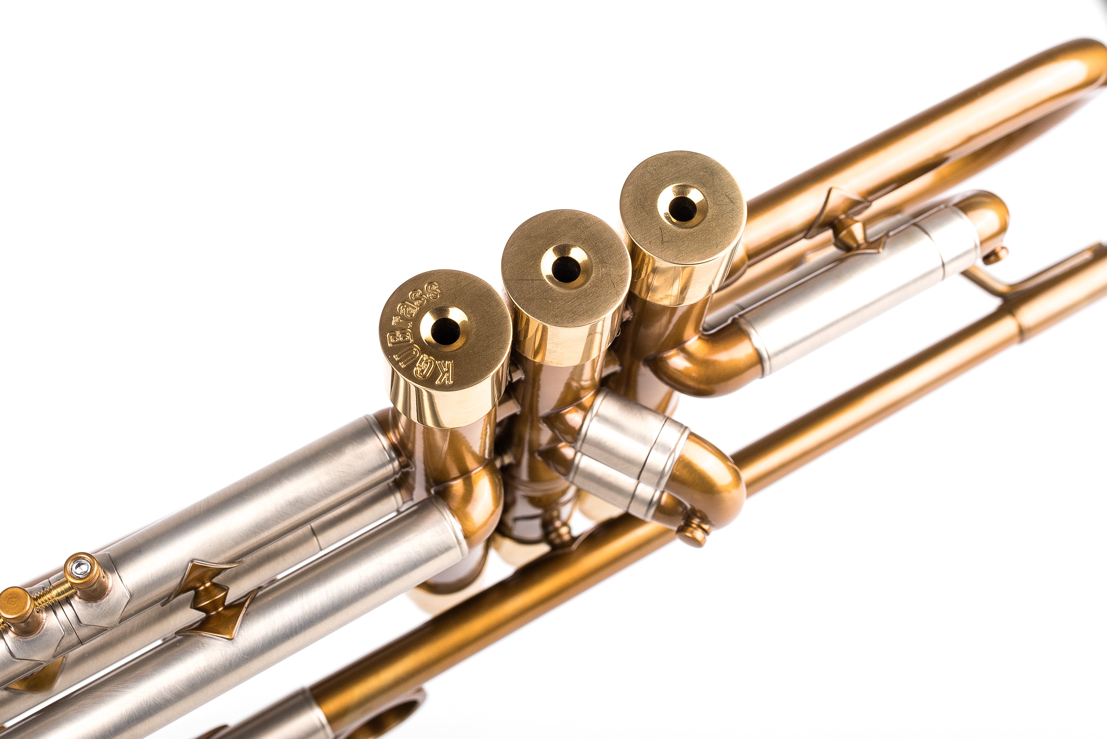 Custom Bach Stradivarius 180-37 "Honey Patina" trumpet by KGUmusic