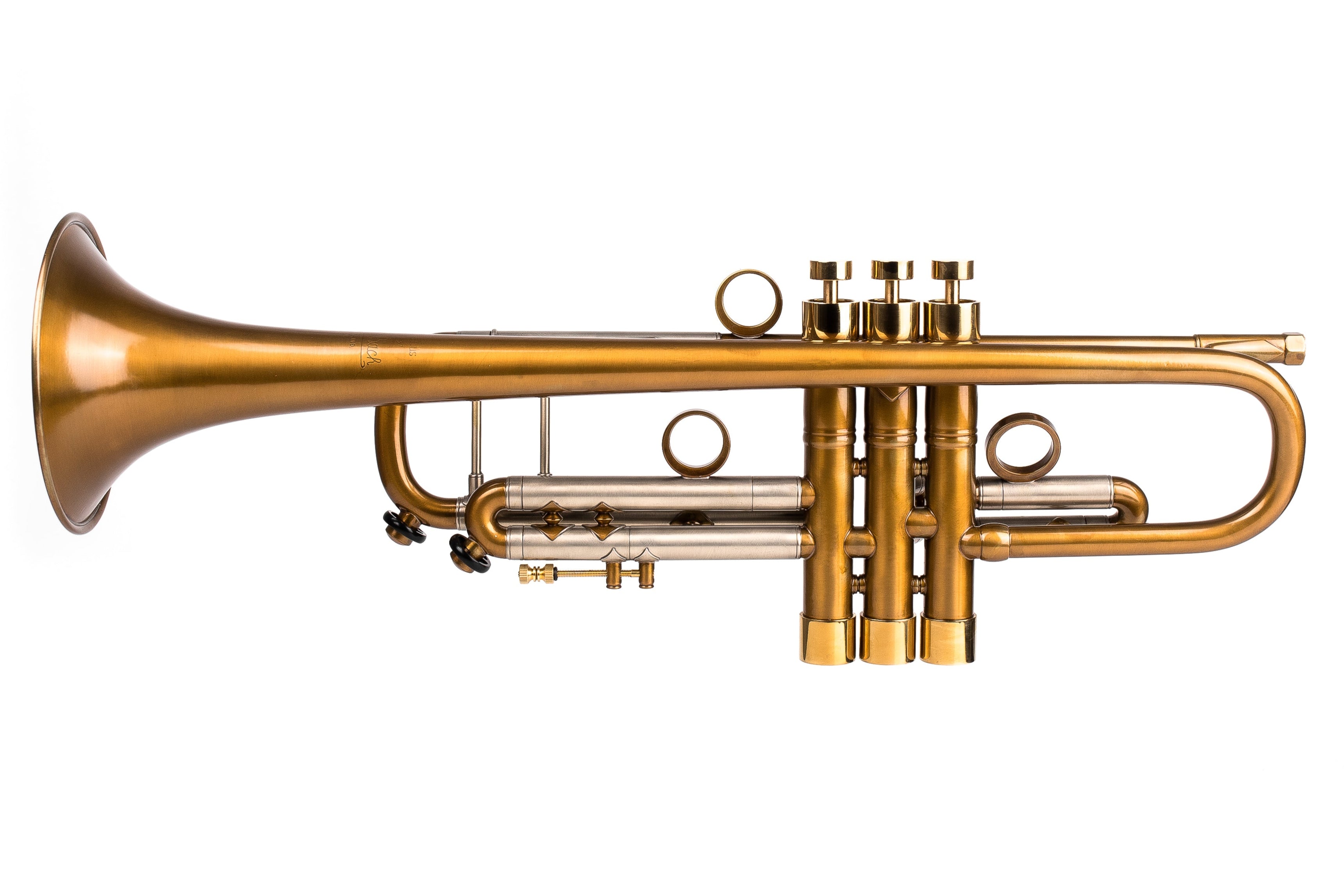 Custom Bach Stradivarius 180-37 "Honey Patina" trumpet by KGUmusic