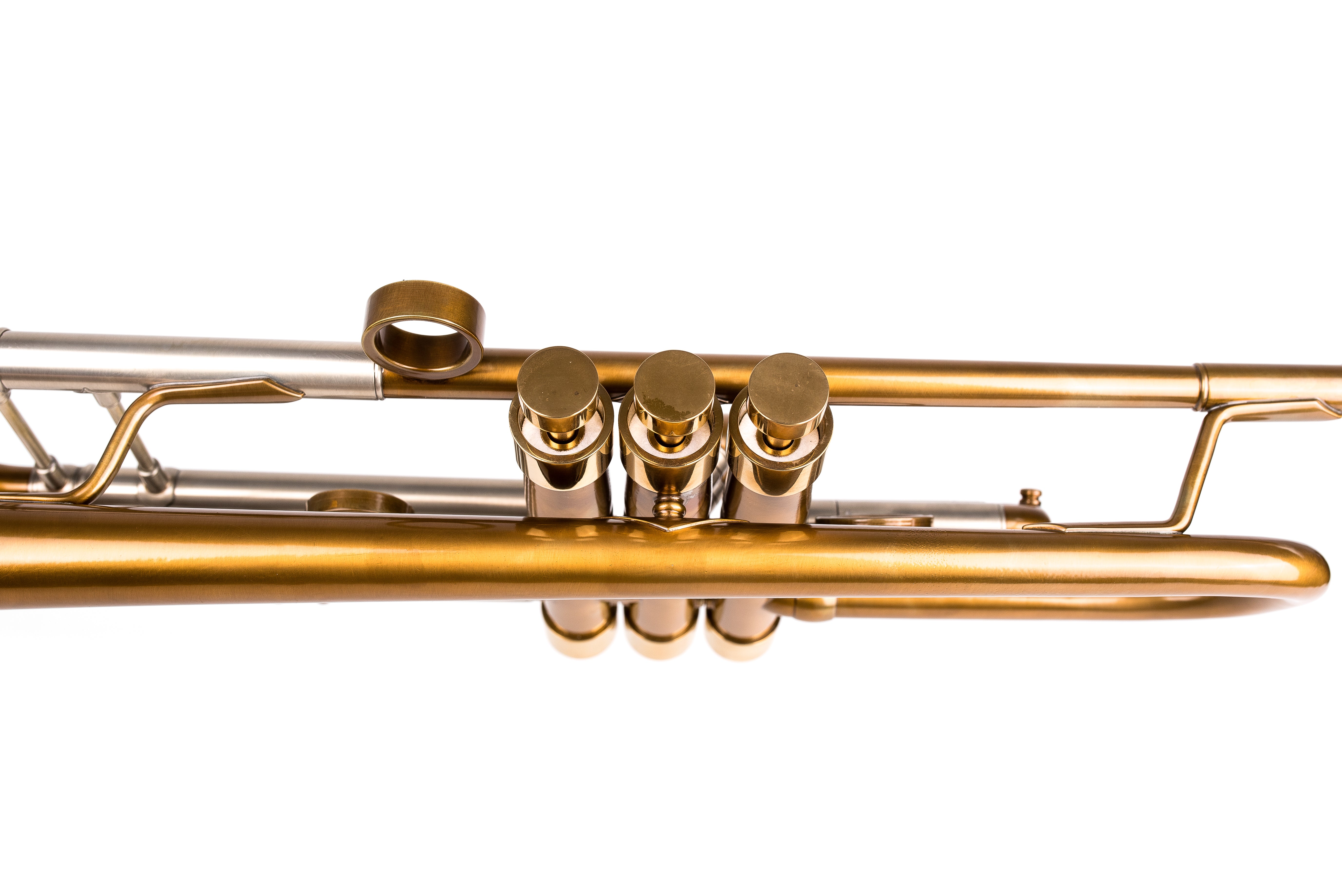 Custom Bach Stradivarius 180-37 "Honey Patina" trumpet by KGUmusic