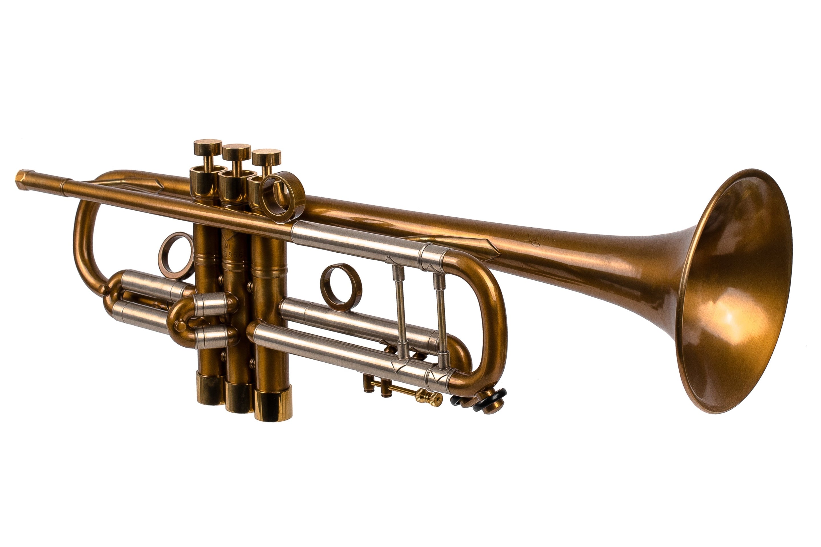 Custom Bach Stradivarius 180-37 "Honey Patina" trumpet by KGUmusic