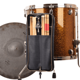 Compact Drumstick bag with drum key holder | Genuine Leather