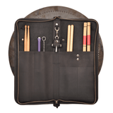 Drumstick Bag with Drum Key Holder | Genuine Leather