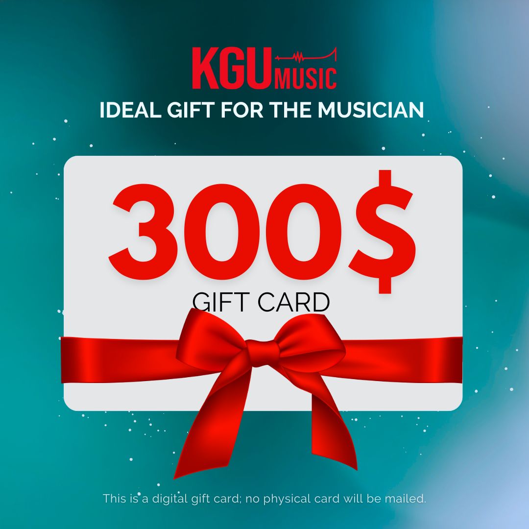 KGUmusic GIFT card 300$