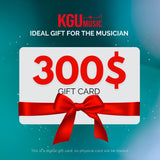 KGUmusic GIFT card 300$