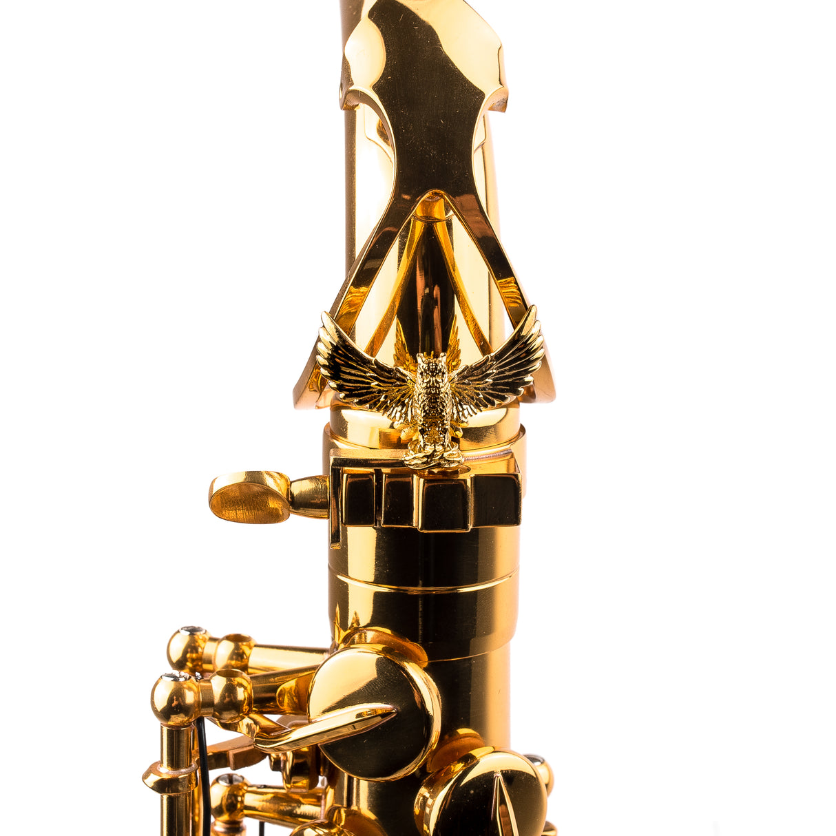 Gold Plated Sax ArtTone Booster | Type of mount – Lyre holder, screw-on (left side)