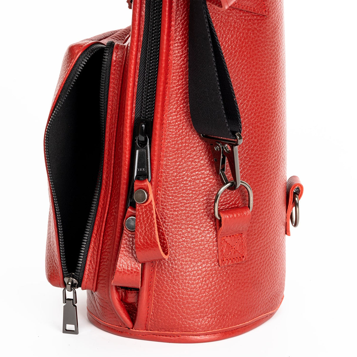 Gig Bag for Straight Soprano Saxophone | Genuine "Flotar" Leather