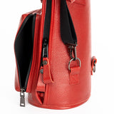 Gig Bag for Straight Soprano Saxophone | Genuine "Flotar" Leather
