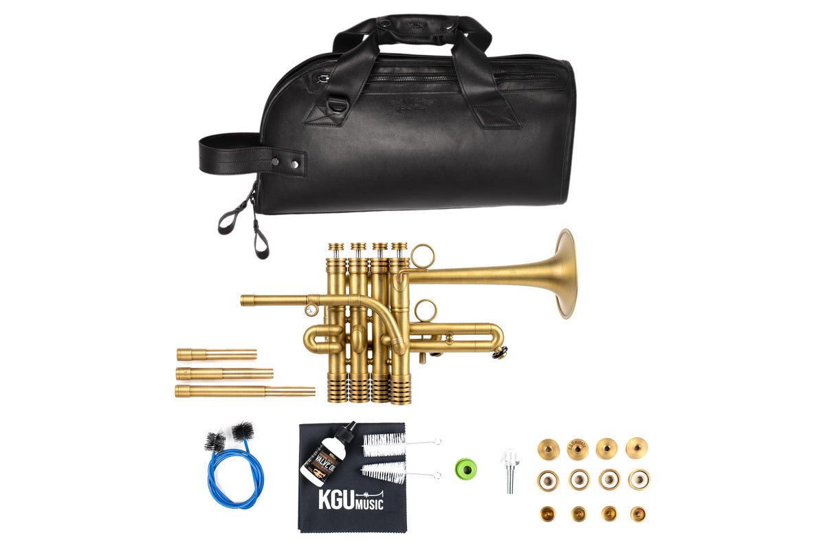 KGUmusic Bb/A Piccolo Trumpet – Hybrid with Bach Stradivarius Artisan Bell