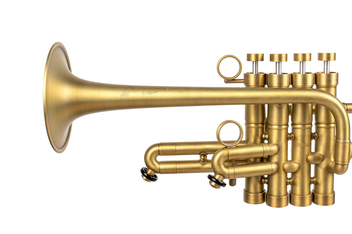 KGUmusic Bb/A Piccolo Trumpet – Hybrid with Bach Stradivarius Artisan Bell
