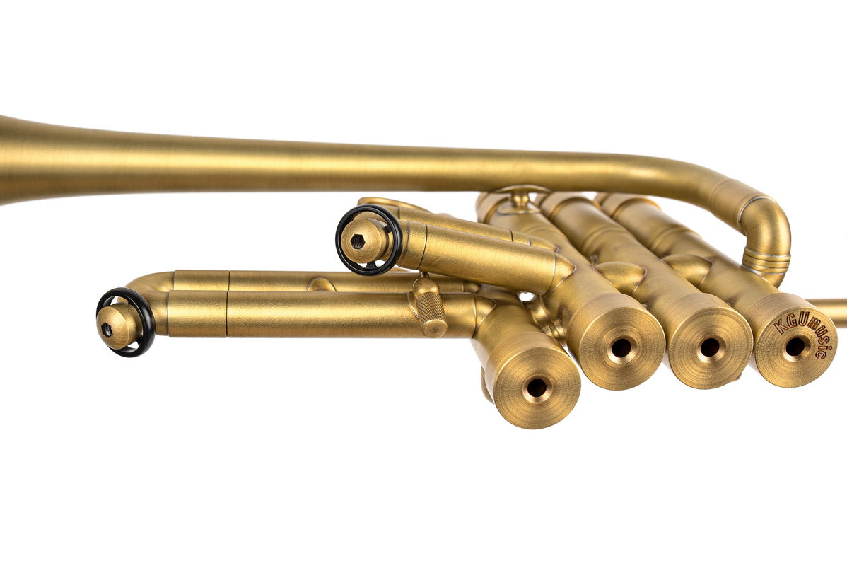 KGUmusic Bb/A Piccolo Trumpet – Hybrid with Bach Stradivarius Artisan Bell