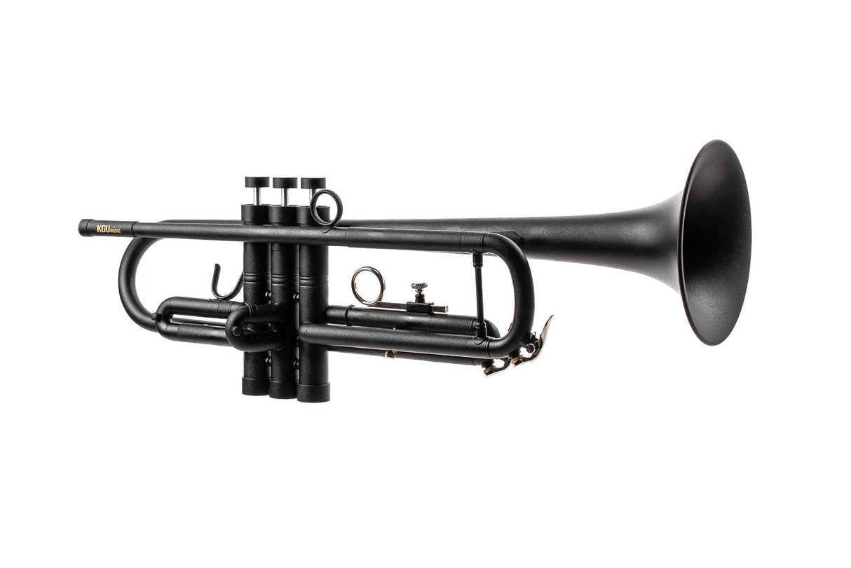 KGUmusic Aria Student Trumpet | Black Matte Lacquer