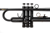 KGUmusic Aria Student Trumpet | Black Matte Lacquer