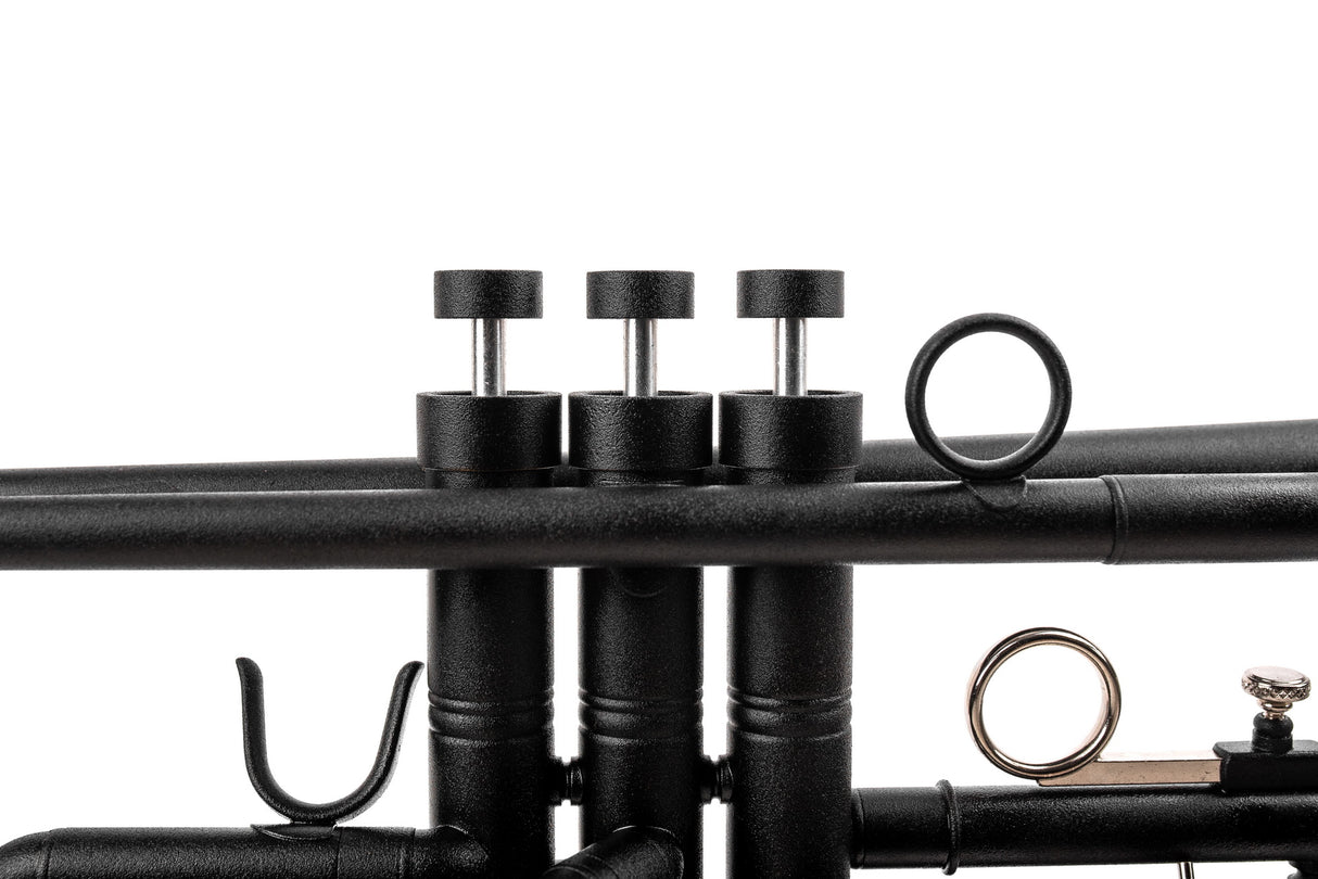 KGUmusic Aria Student Trumpet | Black Matte Lacquer