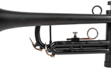KGUmusic Aria Student Trumpet | Black Matte Lacquer