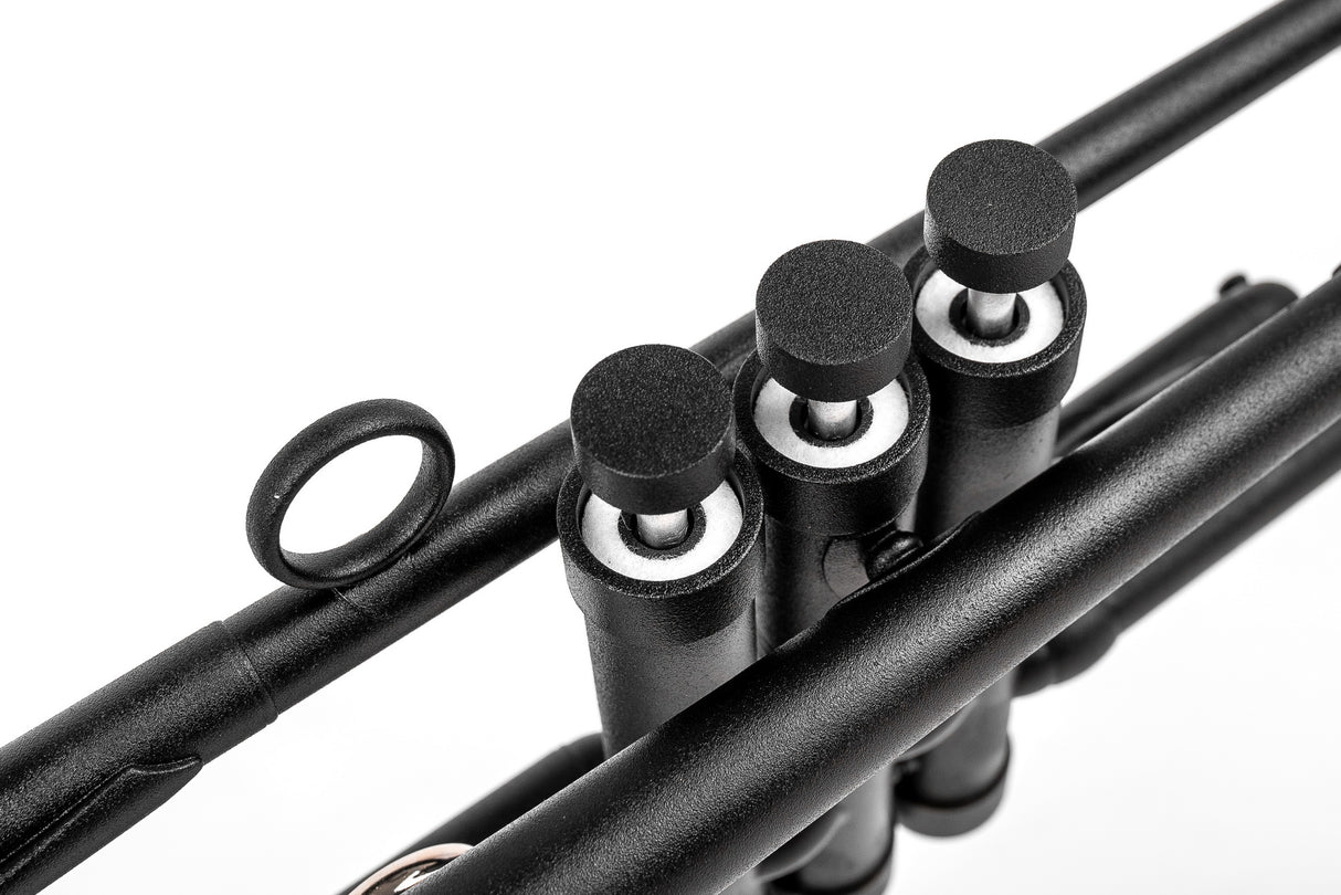KGUmusic Aria Student Trumpet | Black Matte Lacquer