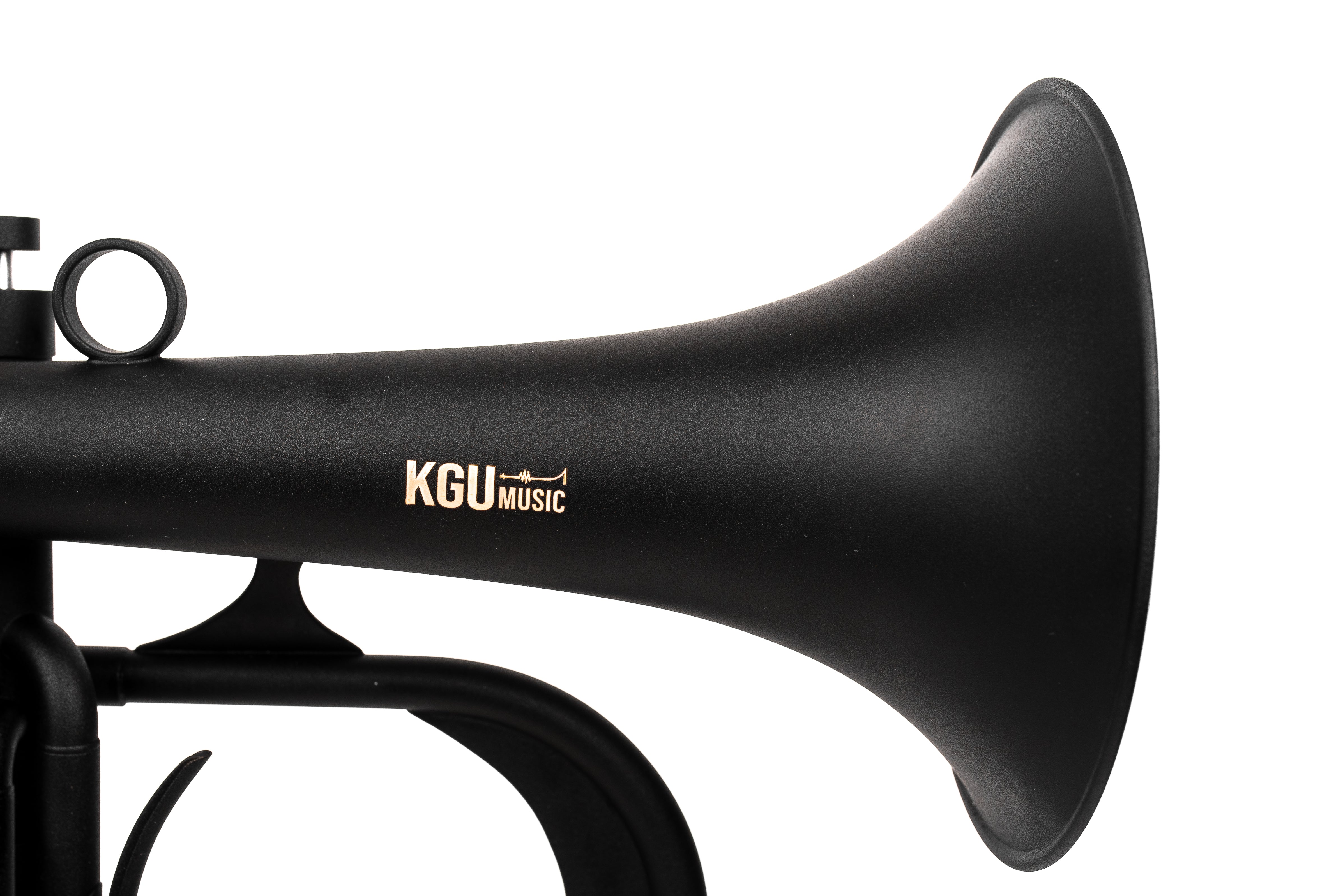 KGUmusic Handcrafted Flugelhorn (BLACK)