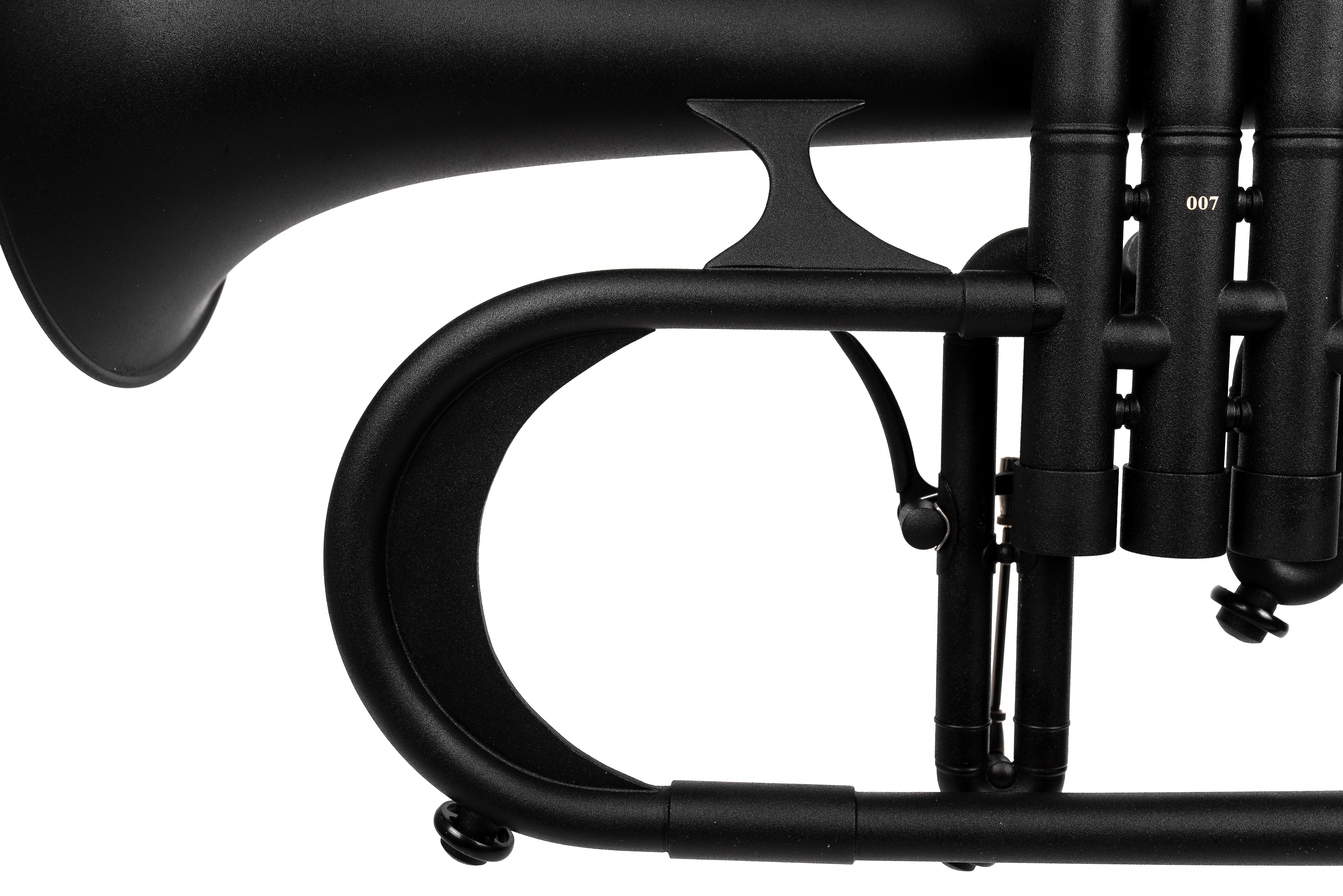 KGUmusic Handcrafted Flugelhorn (BLACK)