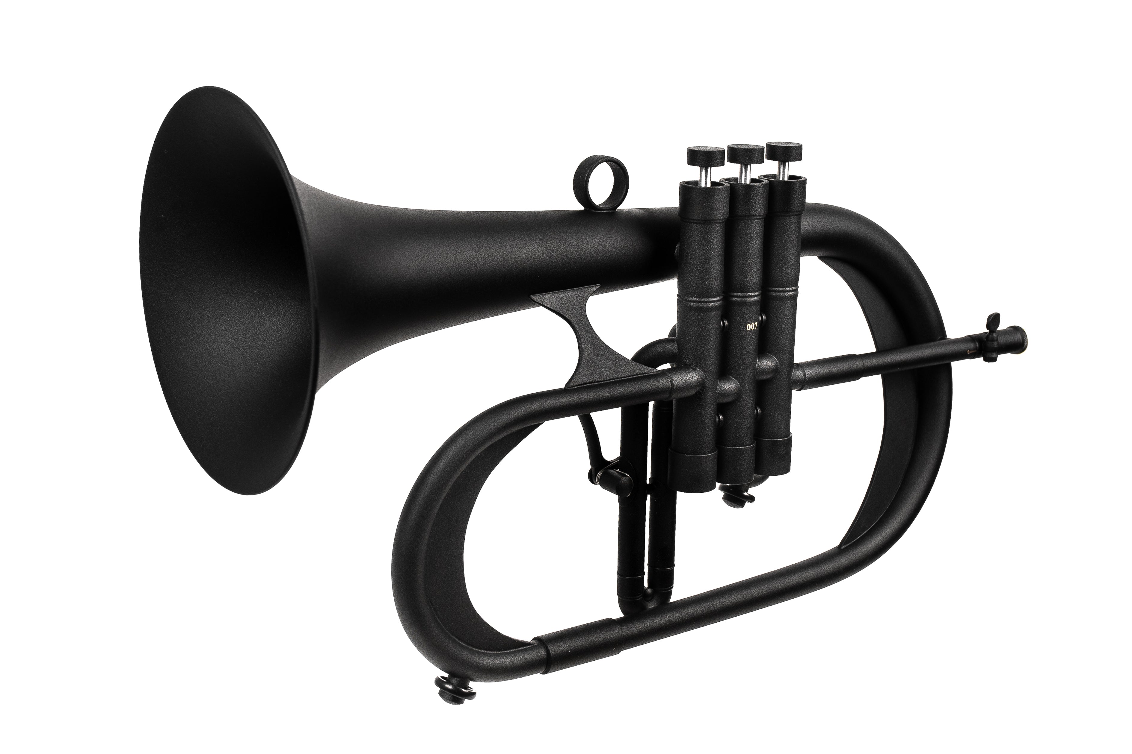 KGUmusic Handcrafted Flugelhorn (BLACK)